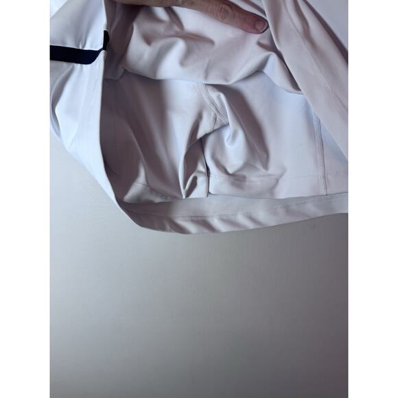 Aqua Athletic Golf Skort White W/Navy Contrast Trim Pull on Skort Sz S NWT $68 - Picture 15 of 16